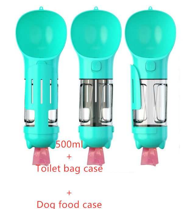 3-in-1 Portable Pet Outdoor Water Bottle