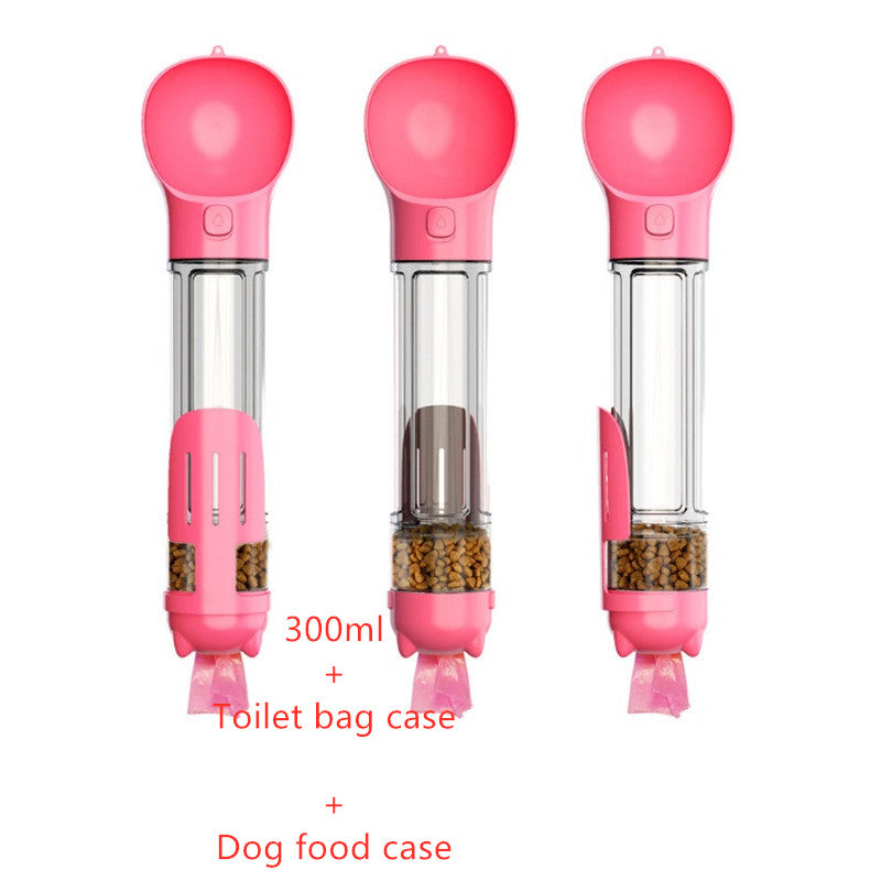 3-in-1 Portable Pet Outdoor Water Bottle