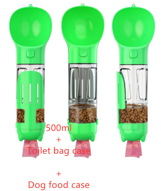 3-in-1 Portable Pet Outdoor Water Bottle