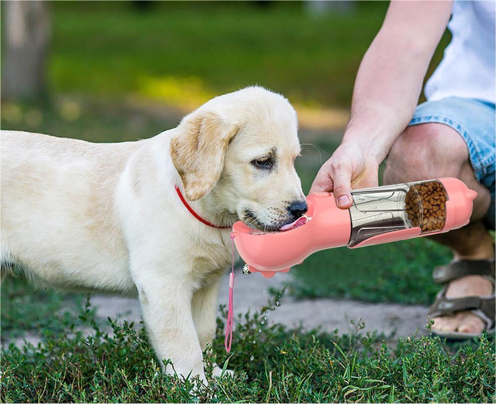 3-in-1 Portable Pet Outdoor Water Bottle