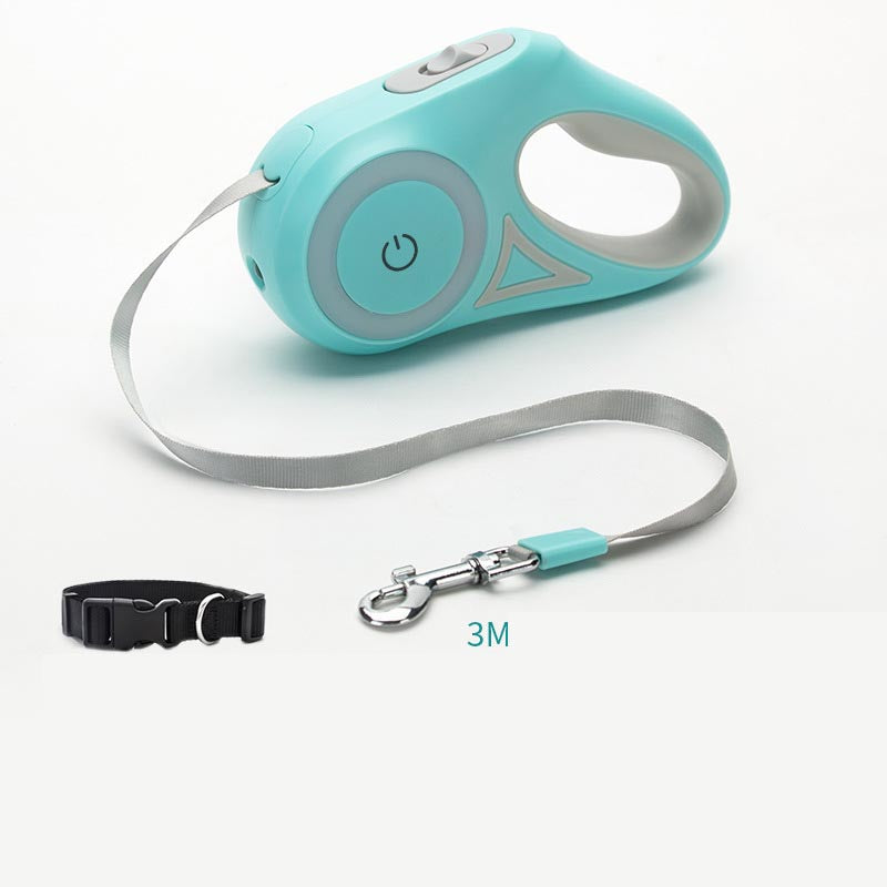 LED Retractable Dog Leash