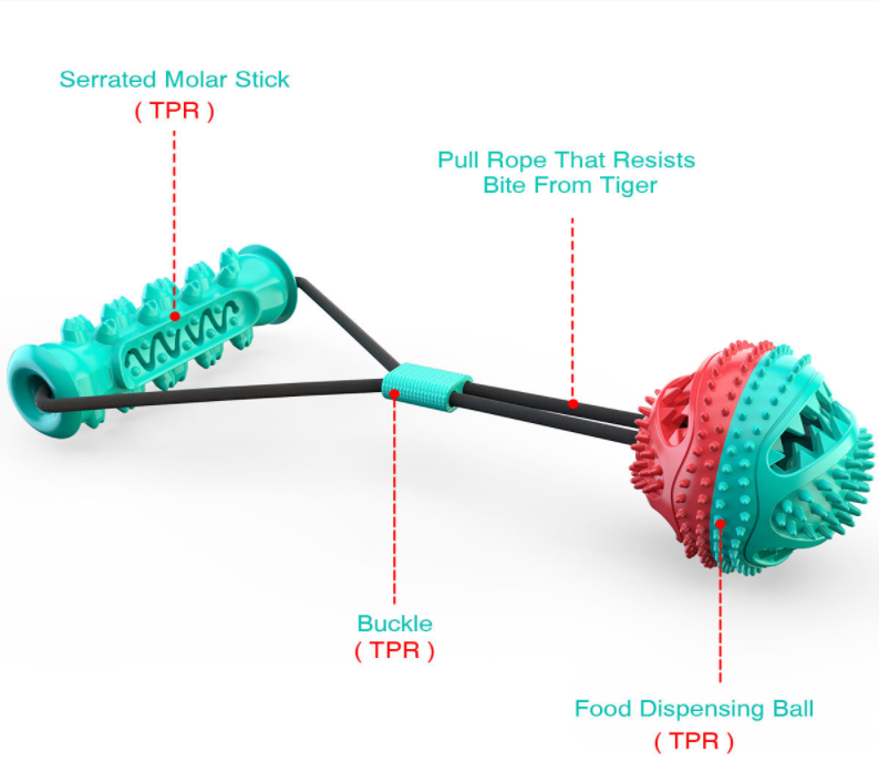 Dog Chew Toy/Toothbrush For Teeth Cleaning