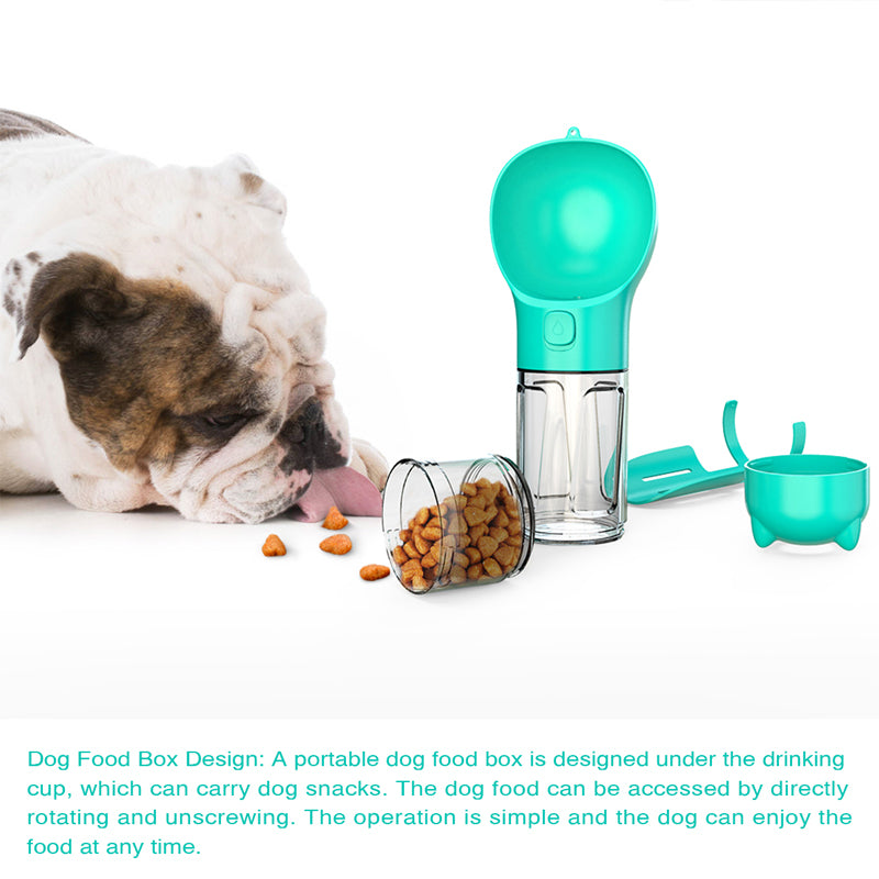 3-in-1 Portable Pet Outdoor Water Bottle