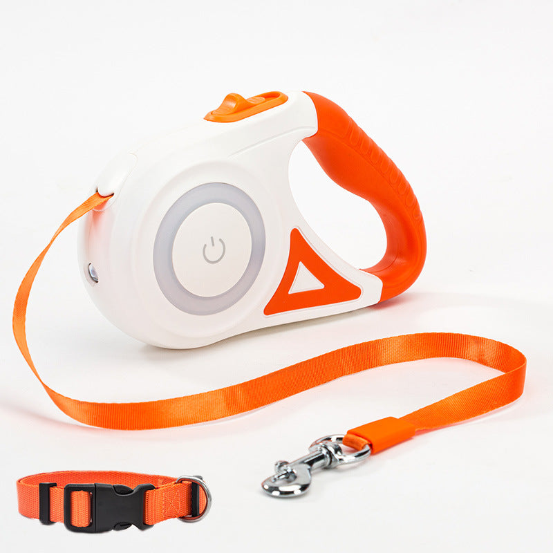 LED Retractable Dog Leash